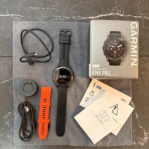 Garmin Epix Pro Gen 2 Sapphire 47mm Black Titanium Multisport GPS Watch